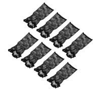 CANIGHT Lot de 8 Bonnets de Postiche en Nylon Élastique Extensible Filet Confortable Taille Unique Accessoires Coiffure pour Salon et Usage Quotidien Chapeaux Perruques Flexibles et