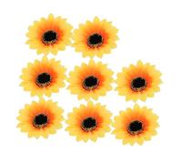 CANIGHT Lot De 8 Pinces À Cheveux Pour Filles Motif Tournesol Artificiel Fabrication Soignée Accessoires Élégants Pour Petits Garçons Petites Filles