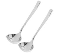 CANIGHT Louches à Sauce en Acier Inoxydable 2 Pièces 18,8 CM Ustensiles Réutilisables pour Service et Préparation Culinaire