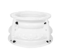 CANIGHT Moule à Béton pour Chapeau de Poteau Romain en Plastique Beige, Facile à Assembler et Démonter, pour Décoration Extérieure D'entrée de Maison