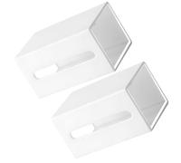 CANIGHT Organisateur de Tiroir Mural pour Rangement Multi-Usage en Hips 2pcs Blanc Tiroir Coulissant Cosmétiques et Bijoux pour Chambre Cuisine