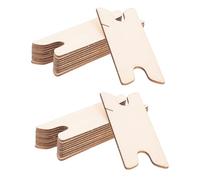 CANIGHT Outil de Tissage Crochet 20 pièces Beige en Bois 3.1 Pouces kit Polyvalent pour Artisanat de la Navette de Tissage à Domicile