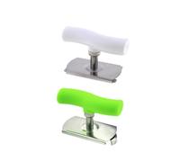 CANIGHT Ouvre-bocal Poignée en Plastique Antidérapant 2pcs Ouvre-bouteille et en Acier Inoxydable Facile à Utiliser Cuisine et Pique- pour Bocaux à Large