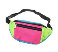 CANIGHT Paquet Banane Rétro Ajustable Multiples Compartiments Spacieux en Polyester pour Femmes, Paquet Banane Fanny Pack pour Accessoires D'halloween et Voyages