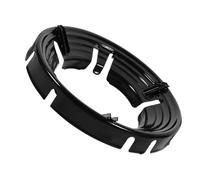 CANIGHT Pare-Brise couvercles de poêle pour brûleurs Anneaux Wok universels Rassembler Une Couverture Anti-feu Pare-Vent pour poêle extérieur Anneau Wok Universel Acier Inoxydable Noir