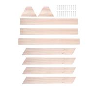 CANIGHT Perchoir pour Poulet en Bois Beige pour Coq et Oiseaux, Support | Cage à Oiseaux, Exercice de Station Debout, Développe L’aptitude, Usage Intérieur, Accessoire pour Volaille