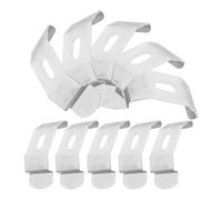CANIGHT Pièces de Stores verticaux en Acier Inoxydable, Lot de 10, Clips de Fixation argentés, Installation Rapide, pour hôtels et Maisons Couleur Aléatoire