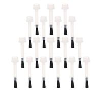 CANIGHT Pinceaux à Vernis à 9mm Lot de 20 en Nylon Noir pour Dessin de Motifs Fins pour Manucure Professionnelle et Nail Art