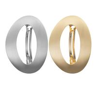 CANIGHT Pinces à Cheveux Clips Demi-cercle Ressort 2pcs pour Queue de Cheval en Alliage Accessoires Coiffure Simple Toutes Occasions