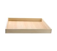 CANIGHT Plateau Japonais Zen en Bois, Décoratif, pour Bureau et Maison | Grain, Bords Faibles Arrondis, Pierres Miniatures, Mousse, Pont, Outils de Jardin