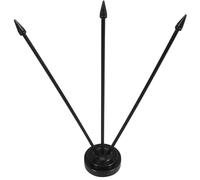 CANIGHT Porte-Drapeau Support de Mât de Drapeau Noir Miniature en Plastique Portable et Facile à Transporter de Bureau pour Salle de Conférence ou Vitrine