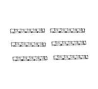 CANIGHT Porte-stylo pour Nail Art en Acrylique Léger et Résistant 5 Compartiments, Support de Rangement 6pcs pour Salon de Manucure ou Usage DIY