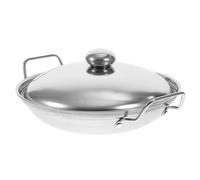 CANIGHT Pot à Double Oreille Couvercle Anti-débordement en Acier Inoxydable Économe en Énergie et Sûr Plusieurs styles pour Fondue Chinoise et Cuisson Hot Pot Plusieurs styles