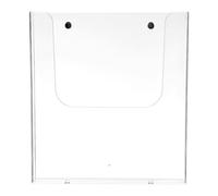CANIGHT Présentoir Mural en Acrylique Transparent pour Magazines et Dossiers A4, Organisateur de Documents Moderne Design Simple et Fonction de Rangement Pratique
