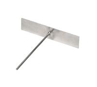 CANIGHT Râteau à Crêpes Inox Large Outil de Cuisson Professionnel pour Crêpes Pancakes et Omelettes Poignée Solide et Léger pour Utilisation Précise
