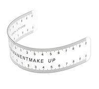 CANIGHT Règle De Mesure Sourcils Flexible Plastique Outil Professionnel De Positionnement Pour Microblading Précision Et