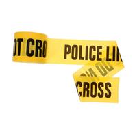 CANIGHT Ruban De Sécurité Police Line Do Not Enter Ruban Jaune Et Noir Pour Décoration De Fête Et Avertissement De Danger Caution Tape Pour Signalisation
