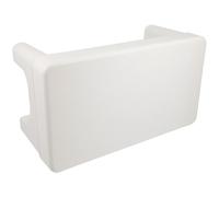 CANIGHT Tabouret de Toilette pour Adultes en Pp Blanc, Résistant à L'usure, Améliore la Position Accroupie, Maison et Changer de Chaussures