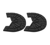 CANIGHT Talonnette Compacte en Caoutchouc Noir pour Remplacement de Talon de Botte, Semelles Antidérapantes pour Chaussures de Sport, Protection et Prolongation Durée de Vie