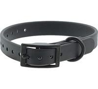 CANIHUNT Collier Chien CTECH Boucle Double - 6 Coloris - 2 largeurs, 3.8mm d'épaisseur, matière en polychlorure de Vinyle, Marque Française (1.9 x 0.4 x 45cm, Noir)