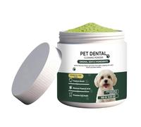 Canine dentel Powder - pleque Removal, tarter Eliminator, Breath Freshener Support, Stain Remover orel Hygiene Boost | Puppy Kitten Small Large Breed Cleaning Care Solution Daily Home Travel