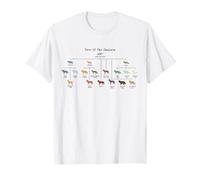 Canine Family Old Tree Wolves Foxes Dogs Ancestry Biology T-Shirt