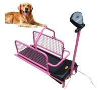 Canine Fitness Tapis de course avec garde-corps et écran LED pour chiens actifs, supporte jusqu'à 80 kg
