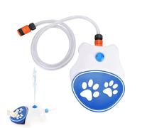Canine Hydration System Outside Yard Play Equipment Animal Shower Hose Attachment Automatic Puppy Self Drinking Station Summer Pool Alternative Durable Metal valves hosepipe Interactive