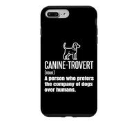 Caninetrovert Definition Signification Funny Dog Lover Owner Blague Coque pour iPhone 7 Plus/8 Plus