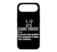 Caninetrovert Definition Signification Funny Dog Lover Owner Blague Coque pour iPhone Air