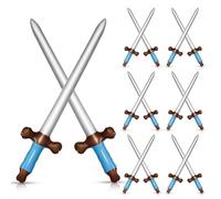 CANIPHA 12 pièces épées gonflables épée, épée Couteau gonflé épées Armes épées Ensemble, épées en Plastique 24 Pouces pour fête à thème d'anniversaire Halloween Costume Cosplay Fournitures