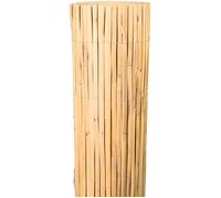 Canisse bambou fendu - Naturel - 1mX5m - Beige - Brise vue - Facile à installer