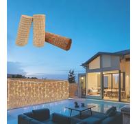 Canisse Bambou, Pare Vue Jardin Exterieur 50cm 60cm120cm 160cm 180cm Hauteur, Paillasse pour Pergola, Terrasse, Cour, Bordure De Piscine, Toit, Hôtel, Galerie, Restaurant(Brown Color)