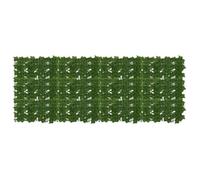 Canisse - brise-vue - brande Vidaxl Écran de balcon avec feuilles Vert 200 x 75 cm