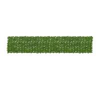 Canisse - brise-vue - brande Vidaxl Écran de balcon avec feuilles Vert et jaune 400 x 75 cm