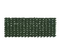 Canisse - brise-vue - brande Vidaxl Écran de balcon avec feuilles Vert foncé 200 x 75 cm