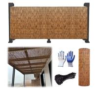 Canisse Brise Vue Clôture En Roseau Naturel Cloture Canisse Bambou Brise Vue Jardin Exterieur Cache Balcon 1m20 1m50 1m80 Hauteur Bois Pare Vue Jardin Exterieur Paillasse Pour Pergola Palissade