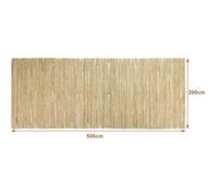 casa.pro Canisse en Bambou Brise-Vue Naturel Occultant pour Jardin Terrasse Balcon Protection Contre Vent Soleil Clôture Décorative Séparation Résistant Facile à Installer 200 x 500 cm Naturel