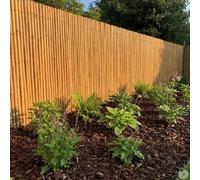 Canisse en bambou fendu 5 × 1,5 m - brise-vue naturel