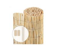 Canisse en roseau naturel Brise vue avec attaches de fixation 100x600cm