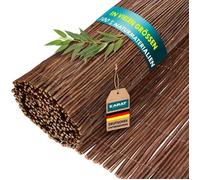 Canisse en Saule 150 x 500 cm, Brise-vue 100% naturel, Clôture