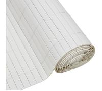 Canisse PVC double face - 1 x 3 m - 1600 g/m² - Occultant 4/5 - Anti-UV - Blanc