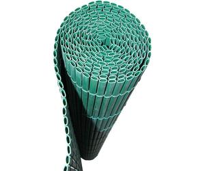 Canisse PVC double face - NATURE - 10 mm - Vert - 3 x 1 m