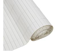 Canisse PVC double face - NATURE - 19 mm - Blanc - 3 x 1,5 m