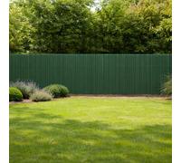 Canisse PVC occultant simple face 1,5x3m vert - Kit fixation inclus
