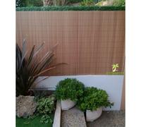 Canisse pvc - panneaux 2,50 m - teck-1,80m JET7GARDEN