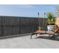 Canisse Synthétique, Imitation Osier Naturel Fency Wick - Anthracite - 1 X 3 M Multicolore