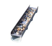 Caniveau Acier Inoxydable Kit De Drainage De Tranchée En Acier Inoxydable, Kit De Drainage Du Sol Du Bain De Bain Extérieur, Système De Drainage De Tranché(100x16x25cm)