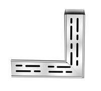 Caniveau Acier Inoxydable Tranche De Drainage Du Sol En Acier Inoxydable, Kit De Drainage De Plancher Du Secteur Du Bassin Extérieur, Tranchée De Drainage Rectangulaire For Décoration Intérieure Extér