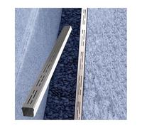 Caniveau Acier Inoxydable Tranche De Drainage Du Sol En Acier Inoxydable, Trottoir Extérieur Kit De Drainage Du Sol Du Bain De Bain, Tranchée De Drainage Rectangulaire For Décoration Intérieure Extéri